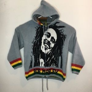 Bob Marley full zip hoodie tejidos ruminahui